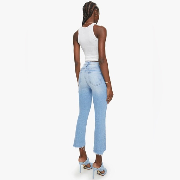 Mother The Insider Crop Step Fray in Fresh Catch Size 26 – High Rise Bootcut - Picture 2 of 14